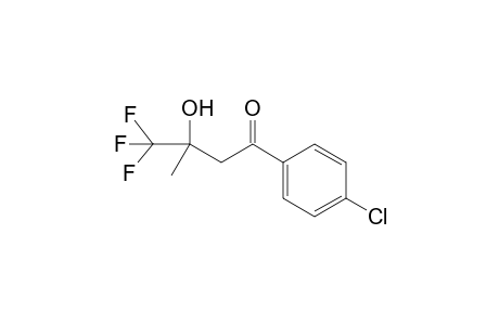 4,4,4-Triflulro-3-hydroxy-3-methyl-1-(4-chlorophenyl)butan-1-one