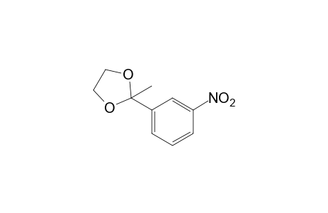 2-methyl-2-(m-nitrophenyl)-1,3-dioxolane