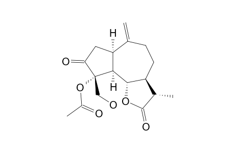 3-OXO-4-ALPHA-ACETOXY-15-HYDROXY-1-ALPHA-H,5-ALPHA-H,6-BETA-H,7-ALPHA-H,11-BETA-H-GUAI-10(14)-ENE-6,12-OLIDE