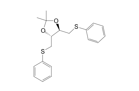 (2R,3R)-1,4-BIS-(PHENYLTHIO)-2,3-DIHYDROXY-2,3-O-ISOPROPYLIDENEBUTANE