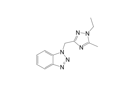 1-[1-ETHYL-5-METHYL-1H-1,2,4-TRIAZOLE-3-YL-(METHYLENE)]-1H-BENZOTRIAZOLE