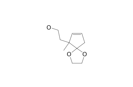 2-(5',5'-ETHYLENEDIOXY-1'-METHYLCYCLOPENT-2'-EN-1'-YL)-ETHANOL