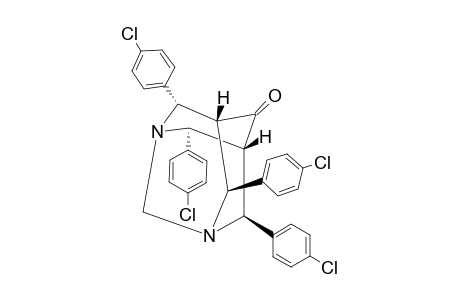 4,8,9,10-TETRA-(PARA-CHLOROPHENYL)-1,3-DIAZAADAMANTAN-6-ONE