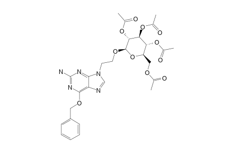 2-(O(6)-BENZYLGUAN-9-YL)-ETHYL-BETA-D-TETRA-O-ACETYL-GLUCOPYRANOSIDE