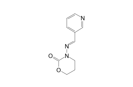 (E)-3-[(3'-PYRIDYL)-METHYLIDENEAMINO]-TETRAHYDRO-2H-1,3-OXAZINE-2-ONE