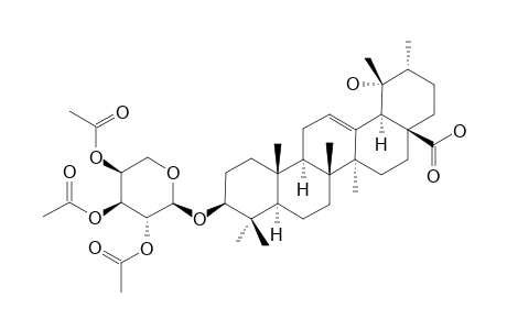 19-ALPHA-HYDROXY-URS-12-EN-28-OIC-ACID-3-O-ALPHA-L-(2,3,4-TRIACETYLARABINOPYRANOSIDE)