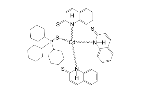 [TRICYCLOHEXYL-THIOXO-LAMBDA(5)-PHOSPHONYL]-[TRIS-(2(1H)-QUINOLINETHIONE)]-CADMIUM-COMPLEX