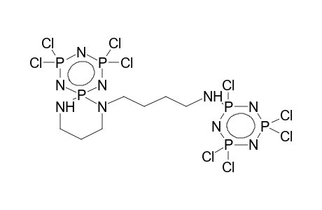 2,2-[N-(4-PENTACHLOROCYCLOTRIPHOSPHAZATRIENYLAMINOBUTYL)-1,3-PROPYLENEDIAMINO]TETRACHLOROCYCLOTRIPHOSPHAZATRIENE