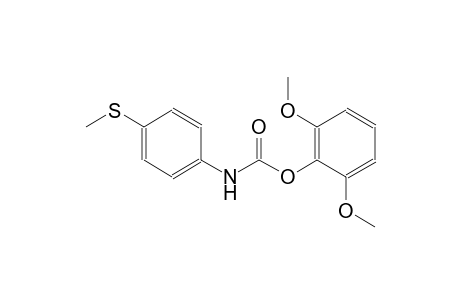 (4-Methylsulfanylphenyl)carbamic acid, 2,6-dimethoxyphenyl ester