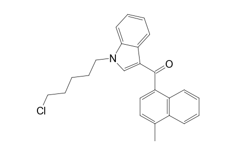 [1-(5-CHLOROPENTYL)-1H-INDOL-3-YL]-(4-METHYLNAPHTHALEN-1-YL)-METHANONE;JWH-122-N-(5-CHLOROPENTYL)-ANALOG