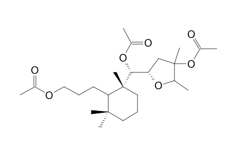 (9R,11S,14RS)-8,9,13-TRIACETOXY-11,14-EPOXY-17-NOR-8,9-SECOLABDANE,ISOMER-#2