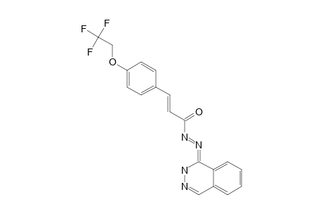 (2-E,N',E)-3-[4-(2',2',2'-TRIFLUOROETHOXY)-PHENYL]-N'-[PHTHALAZIN-1-(2-H)-YLIDENE]-ACRYLOHYDRAZIDE