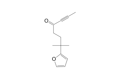 7-(2-FURYL)-7-METHYL-2-OCTYN-4-ONE