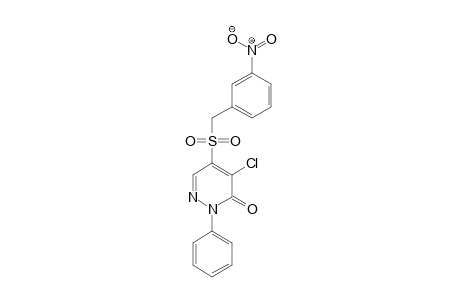 3(2H)-Pyridazinone, 4-chloro-5-[[(3-nitrophenyl)methyl]sulfonyl]-2-phenyl-