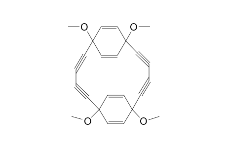 1,6,9,14-Tetramethoxytricyclo[12.2.2.2(6,9)]icosa-7,5,17-tetraene-2,4,10,12-tetrayne