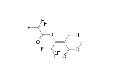 (E)-ALPHA-METHYL-BETA-TRIFLUOROACETOXY-GAMMA,GAMMA,GAMMA-TRIFLUOROCROTONIC ACID, ETHYL ESTER