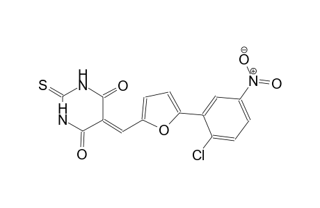 5-{[5-(2-chloro-5-nitrophenyl)-2-furyl]methylene}-2-thioxodihydro-4,6(1H,5H)-pyrimidinedione