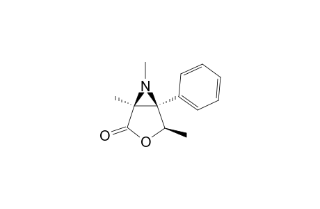 (1S*,4R*,5R*)-1,4,6-Trimethyl-5-phenyl-3-oxa-6-azabicyclo[3.1.0]hexan-2-one