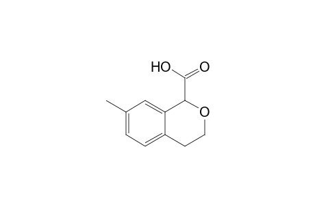 7-Methyl-3,4-dihydro-1H-2-benzopyran-1-carboxylic acid