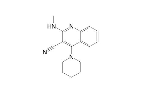 2-(Methylamino)-4-piperidinoquinoline-3-carbonitrile