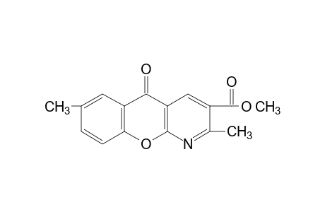 2,7-DIMETHYL-5-OXO-5H-[1]BENZOPYRANO[2,3-b]PYRIDINE-3-CARBOXYLIC ACID, METHYL ESTER