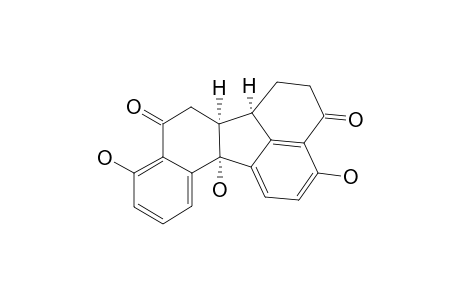 DALDINONE-A;2,10,14-TRIHYDROXY-9,19:10,11-BIS-7,16-TETRALONE