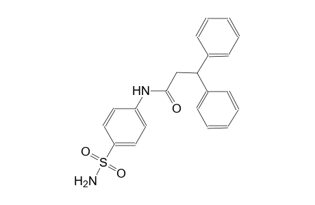 N-[4-(aminosulfonyl)phenyl]-3,3-diphenylpropanamide