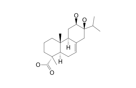 LEUCASDIN-C;(4-R,9-S,12-R,13-R)-12,13-DIHYDROXYABIET-7-EN-18-OIC-ACID