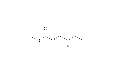 (S,E)-4-METHYLHEX-2-ENOIC-ACID-METHYLESTER