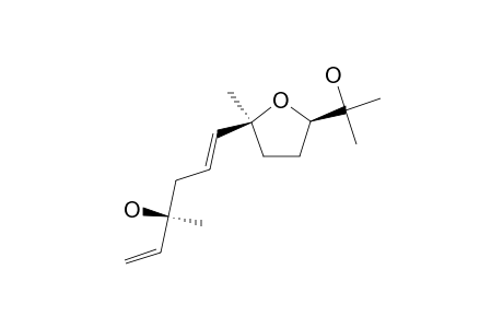 NEGUNFUROL;REL-(3S,7R,10R)-3,11-DIHYDROXY-7,10-EPOXY-3,7,11-TRIMETHYLDODECA-1,5-DIENE