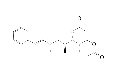 (1E,3R*,5R*,6R*,7R*)-6,8-Diacetoxy-3,5,7-trimethyl-1-phenyloct-1-ene