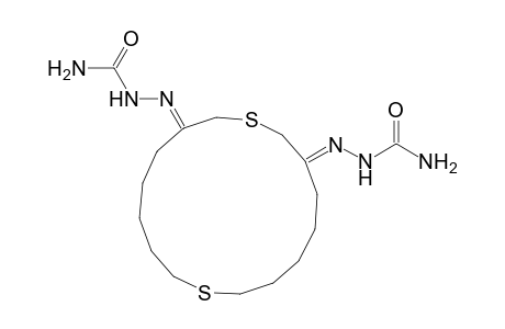 1,9-Dithia-3,15-cyclohexadecandionedisemicarbazone