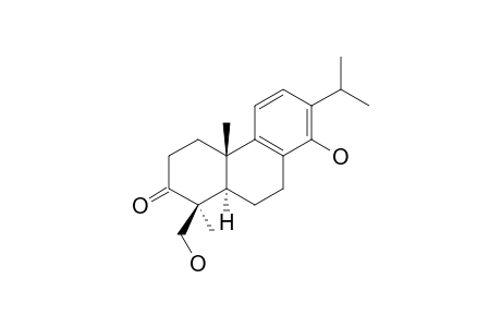 TRIPTOBENZENE-A;14,19-DIHYDROXY-3-OXO-ABIETA-8,11,13-TRIENE