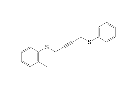 1-(phenylthio)-4-(o-tolylthio)-2-butyne