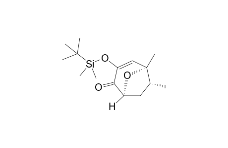 (1S*,5R*,6R*)-3-[(tert-Butyldimethylsilyl)oxy]-5,6-dimethyl-8-oxabicyclo[3,2,1]oct-3-en-2-one