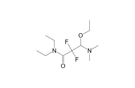 3-(DIMETHYLAMINO)-3-ETHOXY-N,N-DIETHYL-2,2-DIFLUOROPROPIONAMIDE