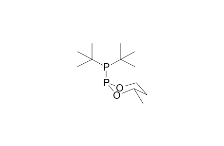 2A-(DI-TERT-BUTYLPHOSPHINO)-4E-METHYL-1,3,2-DIOXAPHOSPHORINANE