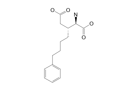 (2S)-AMINO-(3S)-(4'-PHENYLBUTYL)-PENTANEDIOIC-ACID