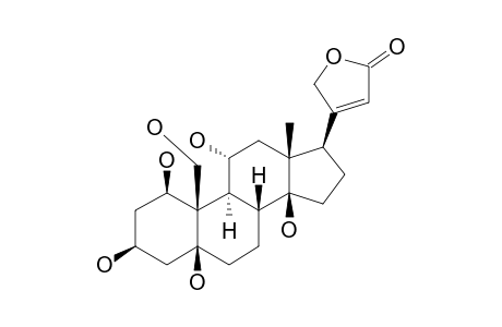 1,3,5,11-ALPHA,14,19-HEXAHYDROXY-CARD-20(22)-ENOLIDE,OUABAGENIN