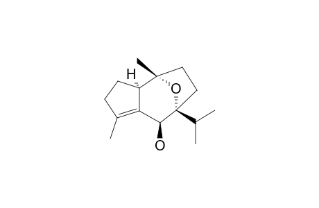 ORIENTALOL-F;(1R*,4S*,5R*,6S*,7R*,10R*)-6-BETA-HYDROXY-7-ALPHA,10-ALPHA-EPOXY-GUAIANE-4,5-ENE