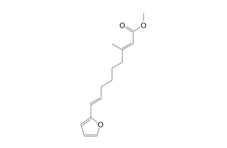 Methyl (2S,8E)-9-(2-furyl)-3-methylnona-2,8-dienoate