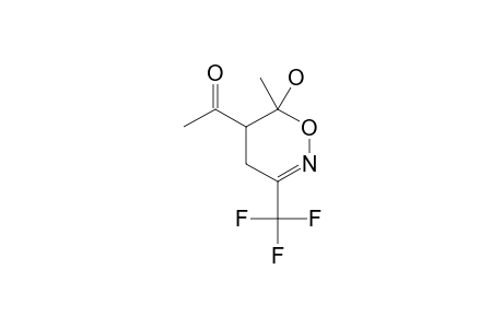 5-ACETYL-4,5-DIHYDRO-6-HYDROXY-6-METHYL-3-(TRIFLUOROMETHYL)-4H-1,2-OXAZINE;MAJOR-ISOMER