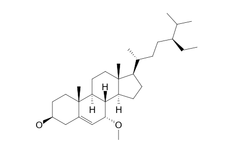 SCHLEICHEOL-2;3-BETA-HYDROXY-7-ALPHA-METHOXY-24-BETA-ETHYL-CHOLEST-5-ENE