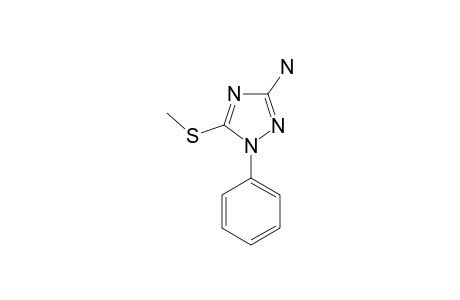 5-Amino-3-methylthio-2-phenyl-1,2,4-triazole