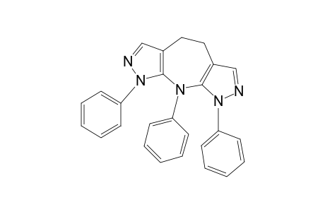 1H-Dipyrazolo[3,4-b:4',3'-f]azepine, 4,5,8,9-tetrahydro-1,8,9-triphenyl-