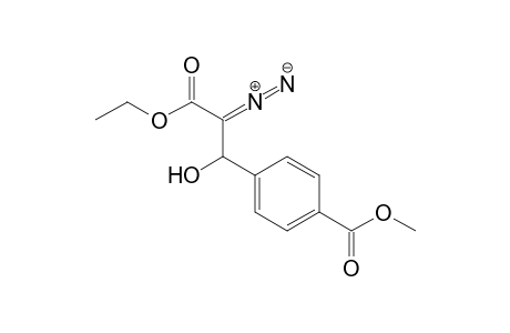 Ethyl 2-diazo-3-hydroxy-3-(4-methoxycarbonylphenyl)propanoate