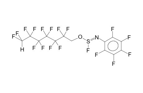 O-(1,1,7-TRIHYDROPERFLUOROHEPTYL)-N-PENTAFLUOROPHENYLIMINOSULPHUROUSACID, FLUOROANHYDRIDE