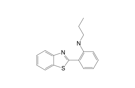 2-(BENZO-[D]-THIAZOLE-2'-YL)-N-PROPYLANILINE