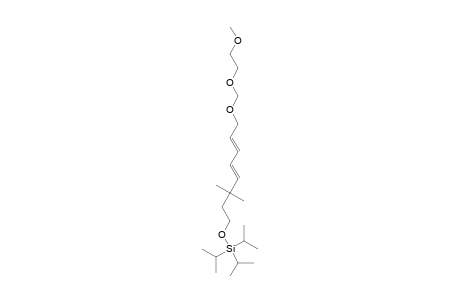 [[(4E,6E)-8-[(2-METHOXYETHOXY)-METHOXY]-3,3-DIMETHYL-4,6-OCTADIENYL]-OXY]-(TRIISOPROPYL)-SILANE