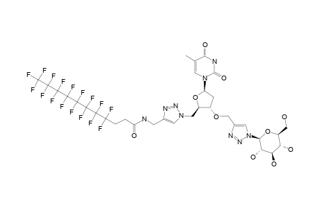 #17;4,4,5,5,6,6,7,7,8,8,9,9,10,10,11,11,11-HEPTADECAFLUORO-N-[[1-[[(2R,3S,5R)-5-(5-METHYL-2,4-DIOXO-3,4-DIHYDRO-PYRIMIDIN-1(2H)-YL]-3-[[1-[(2R,3R,4S,5S,6R)-3,4